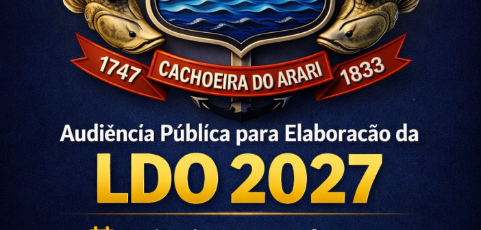 AUDIÊNCIA PÚBLICA – LDO 2027